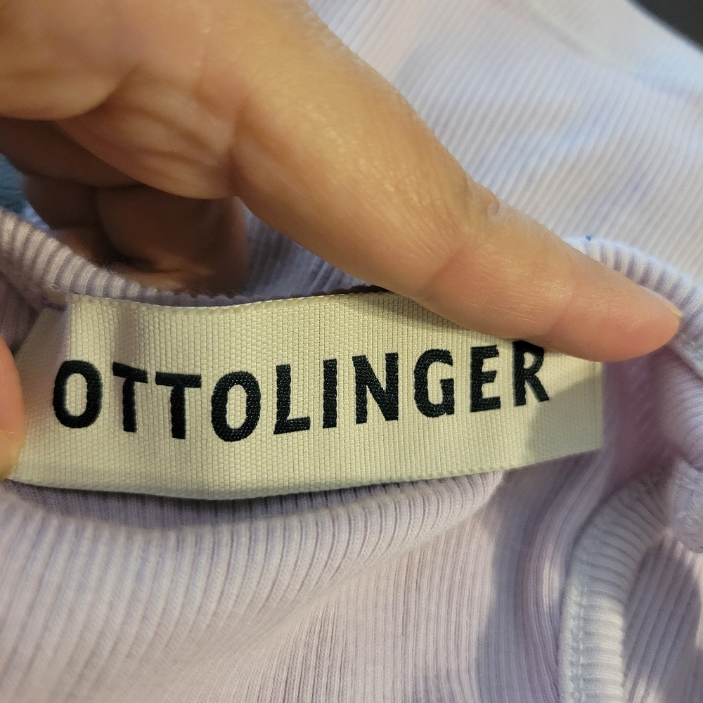 Ottolinger Purple Ribbed Tank Top - Picture 5 of 6